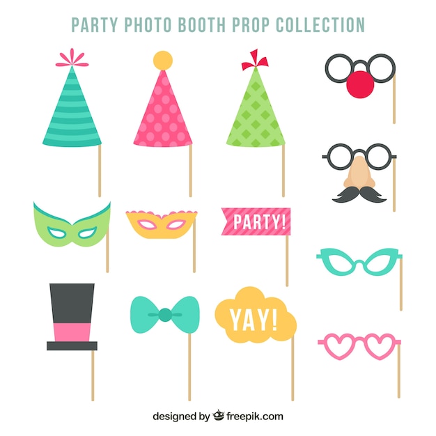 Set de accesorios de fiesta para fotos