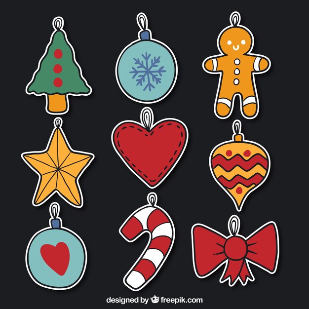 Set de adornos para el árbol de navidad