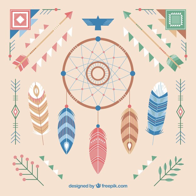 Set de adornos de estilo boho
