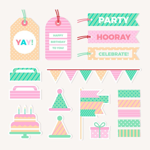 Set de álbum de recortes de cumpleaños
