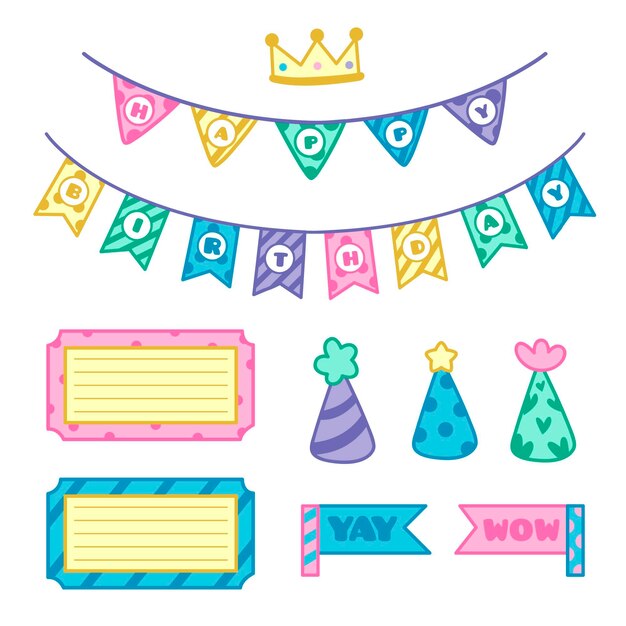 Set de álbum de recortes de cumpleaños