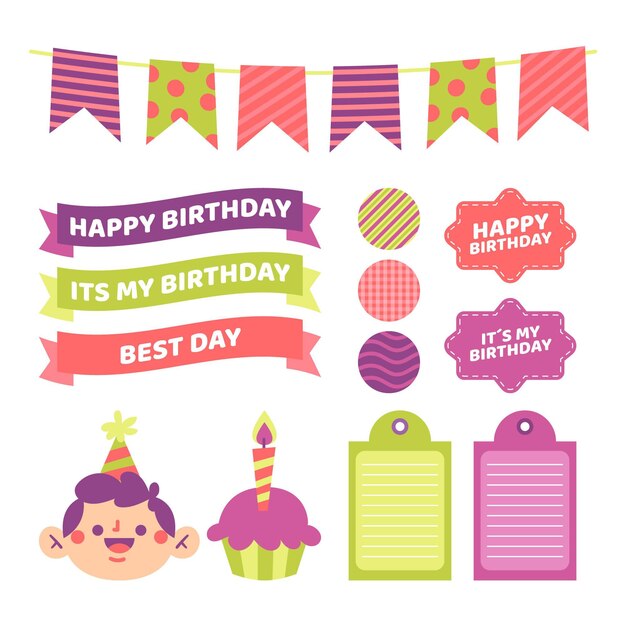 Set de álbum de recortes de cumpleaños