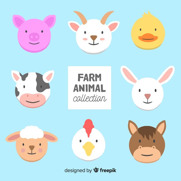 Set de animales de granja