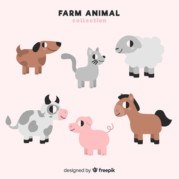 Set de animales de granja