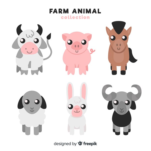 Set de animales de granja