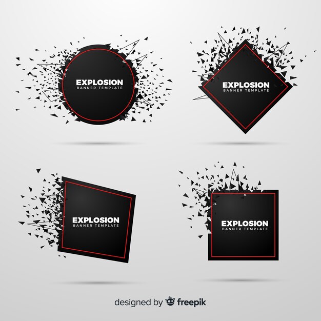 Set de banners explosivos