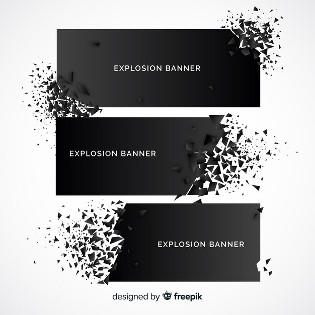 Set de banners explosivos