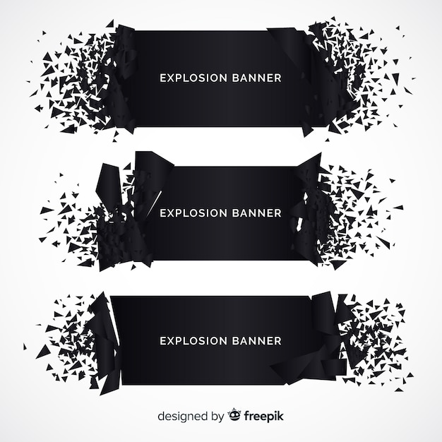 Set de banners explosivos