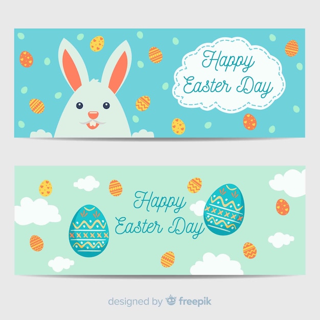 Set de banners de pascua