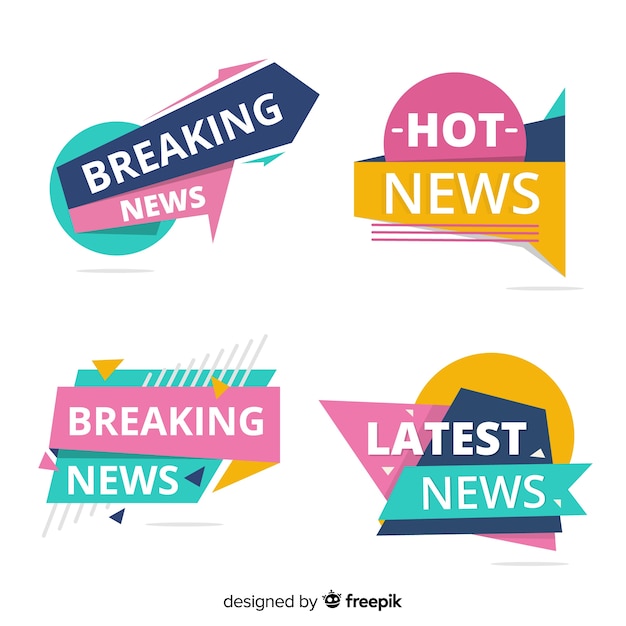 Set de banners de últimas noticias
