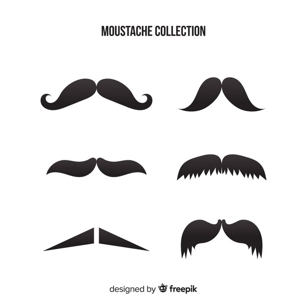 Set de bigotes de movember