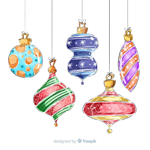 Set de bolas de navidad
