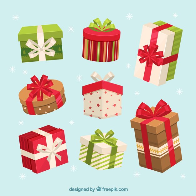 Set de bonitas cajas de regalos 