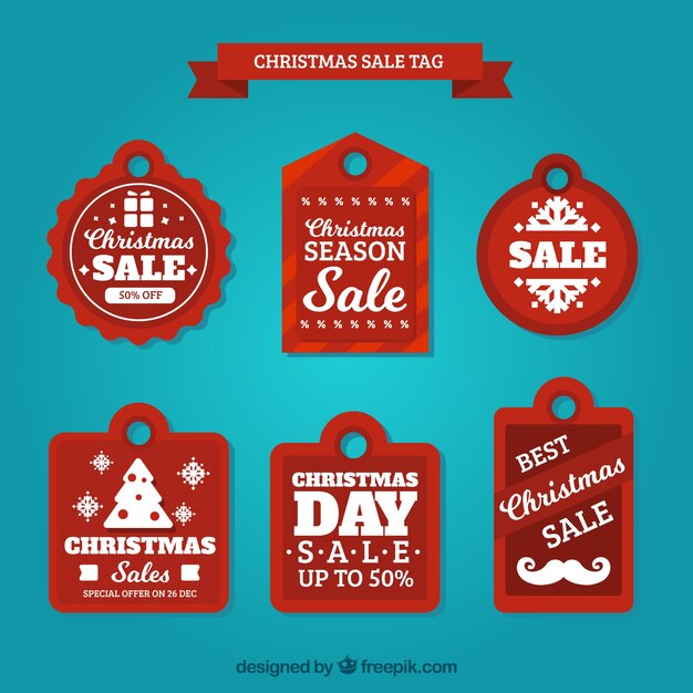 Set de bonitas pegatinas navideñas de rebajas