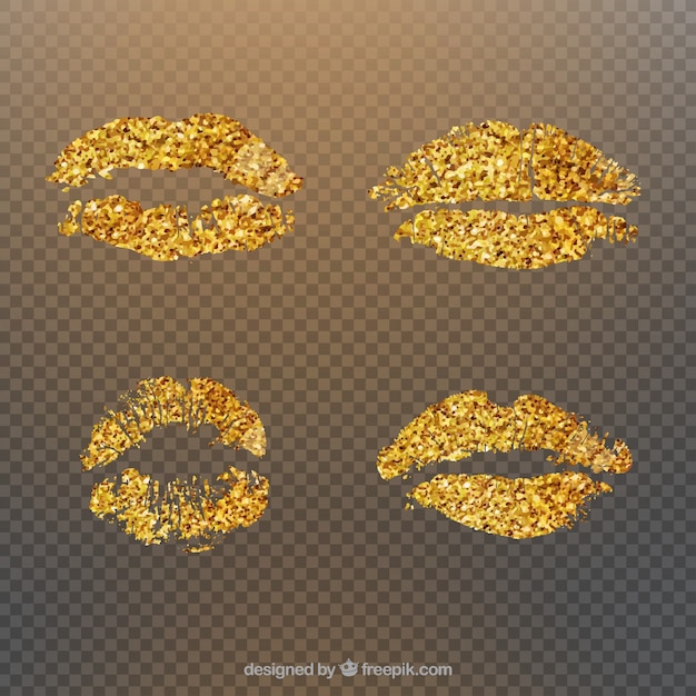 Set de bonitos labios 