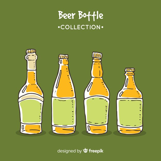 Set de botellines de cerveza