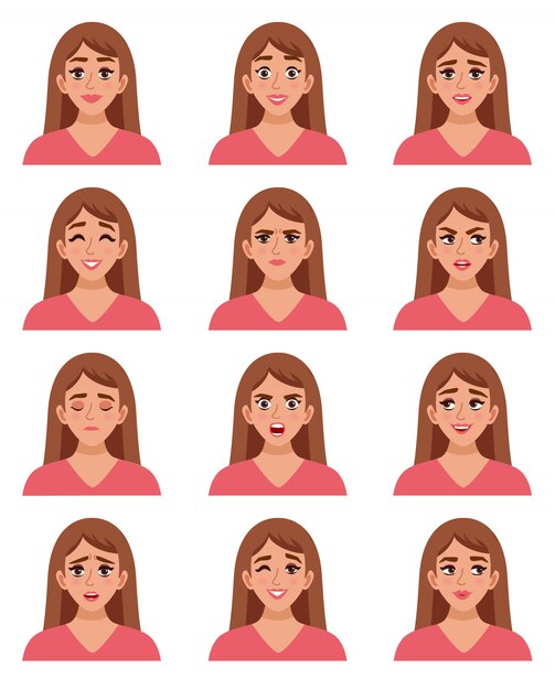 Set de caras para mujer