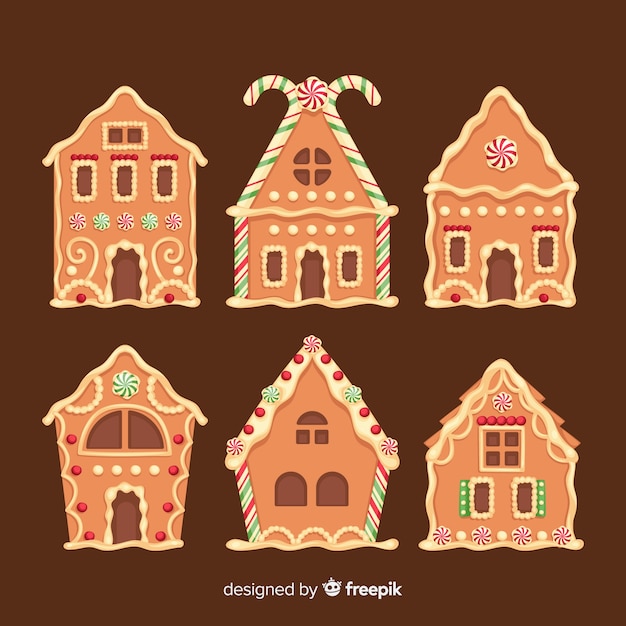 Set de casas de galleta de jengibre