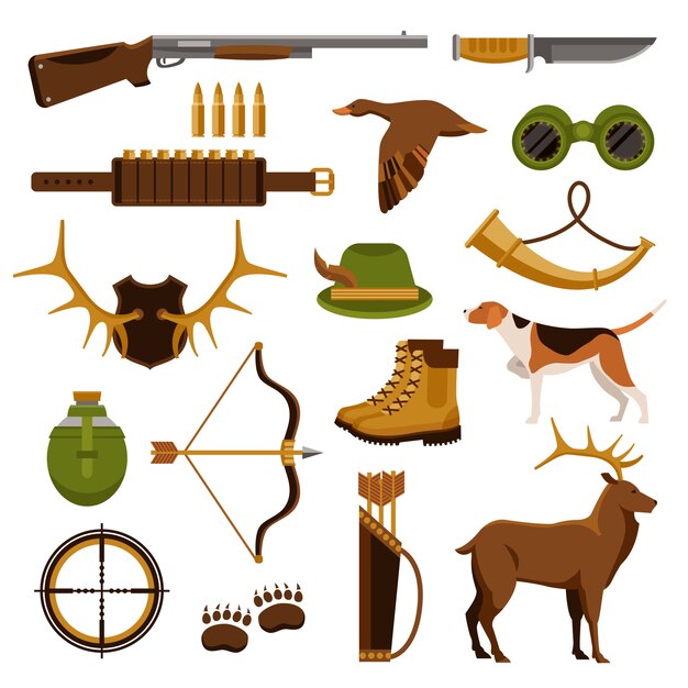Set de caza y caza