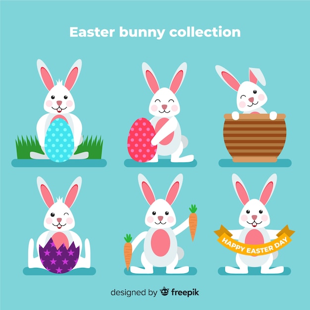 Set de conejitos de pascua
