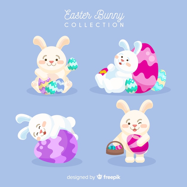 Set de conejitos de pascua