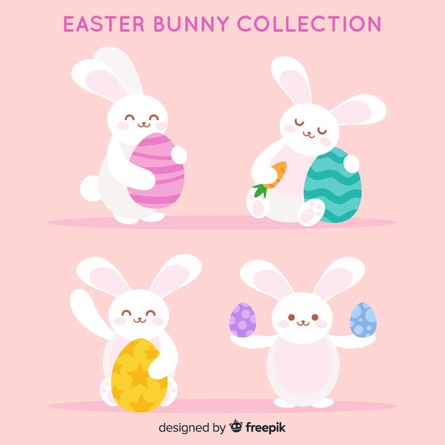 Set de conejitos de pascua