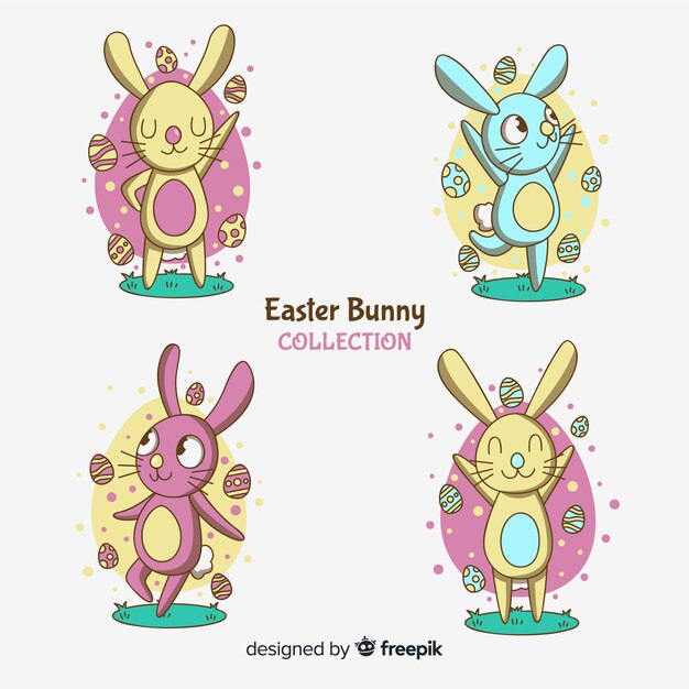 Set de conejitos de pascua