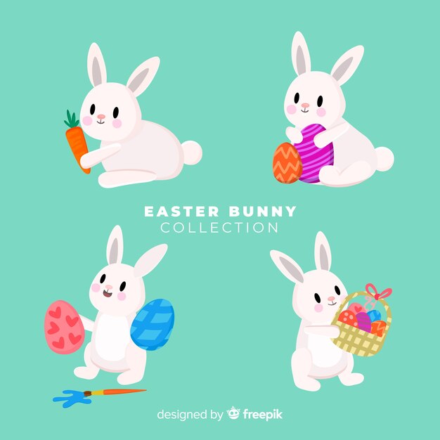 Set de conejitos de pascua
