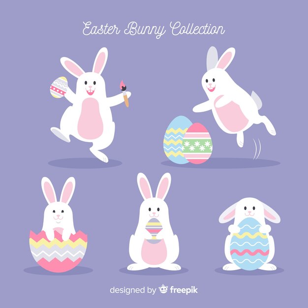 Set de conejitos de pascua