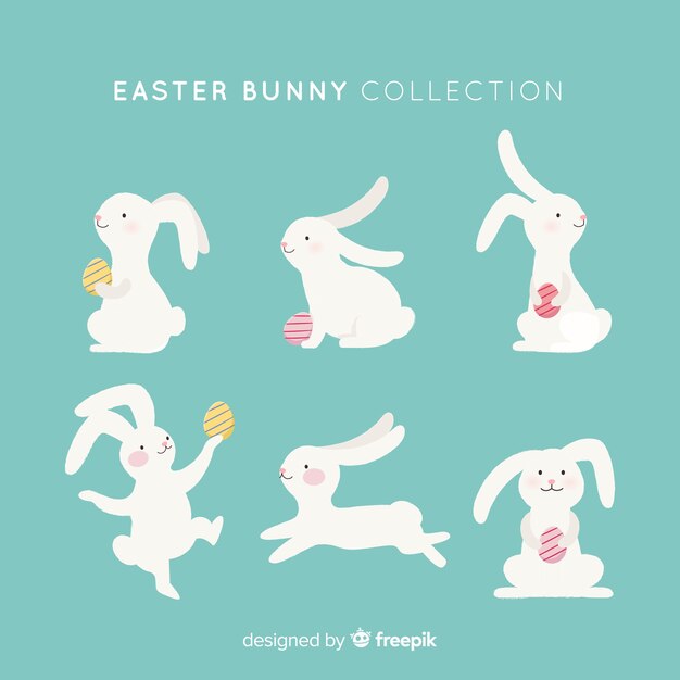 Set de conejitos de pascua