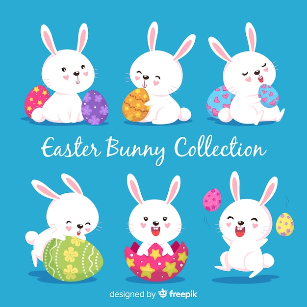 Set de conejitos de pascua