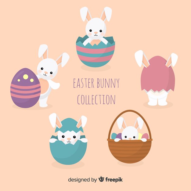 Set de conejitos de pascua