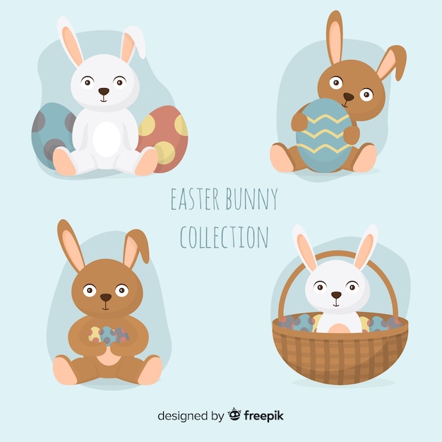 Set de conejitos de pascua