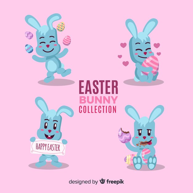 Set de conejitos de pascua