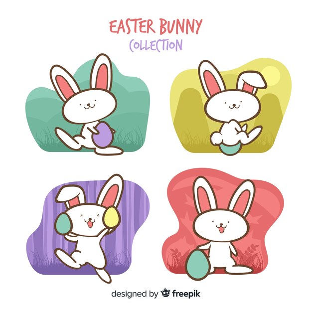Set de conejitos de pascua