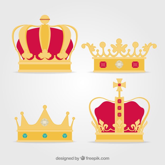 Set de coronas de lujo
