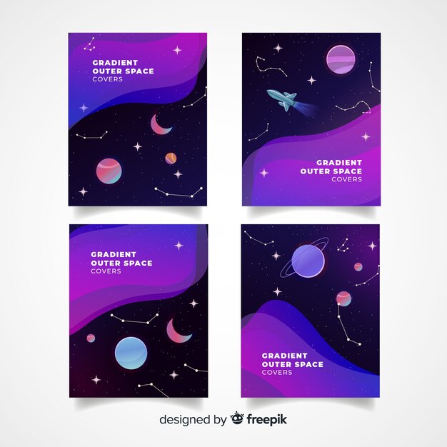 Set de cubiertas con espacio exterior