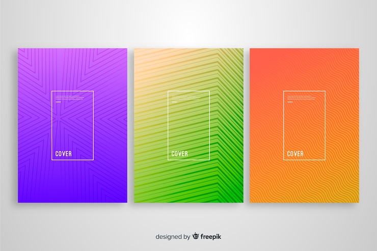 Vector gratuito set de cubiertas