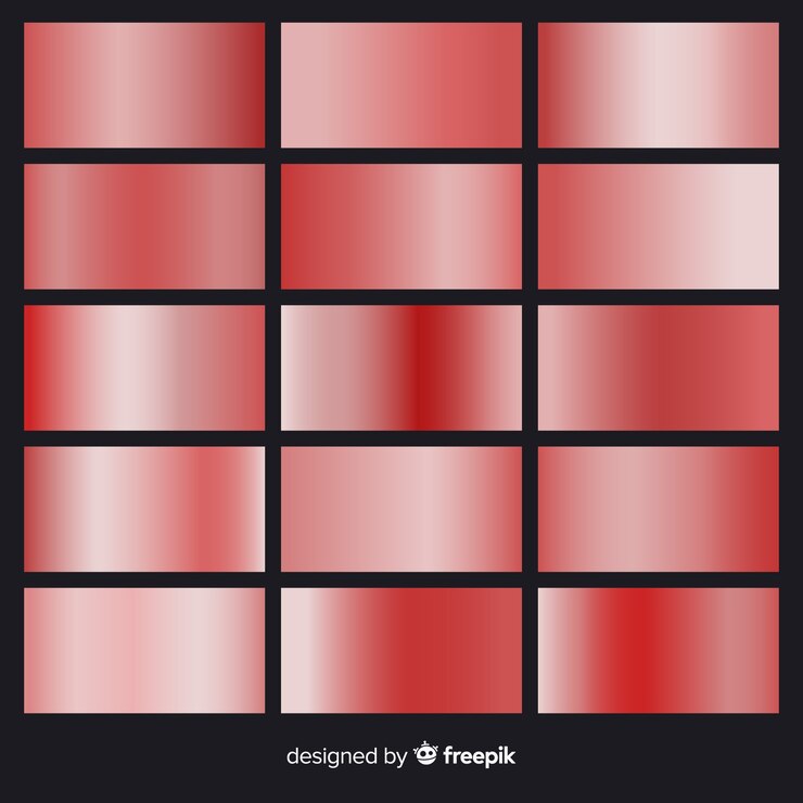 Vector gratuito set degradados oro rosa