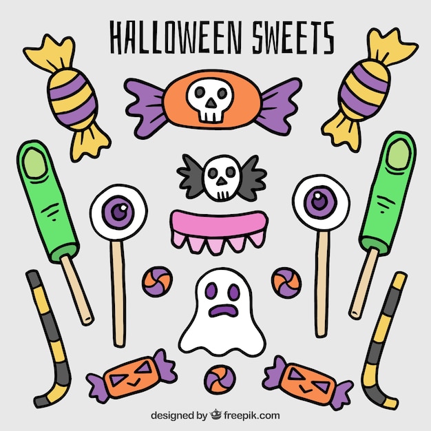 Set de dulces de halloween