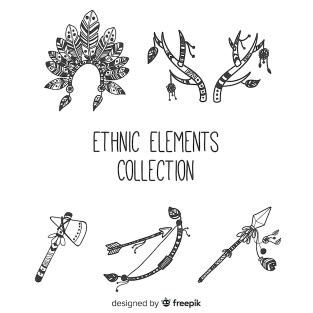 Set de elementos étnicos