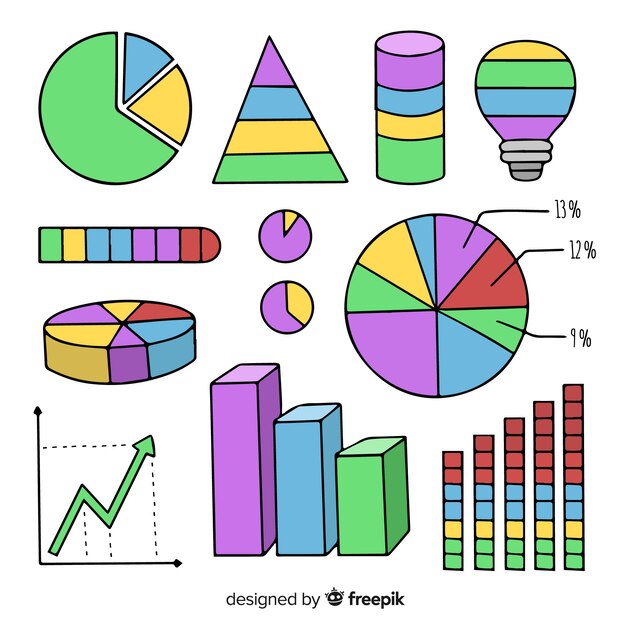 Set de elementos de infografía