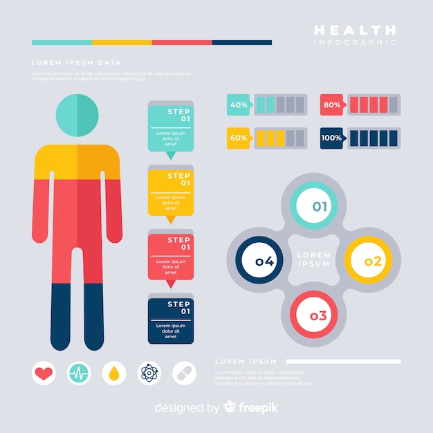 Set de elementos de infografía