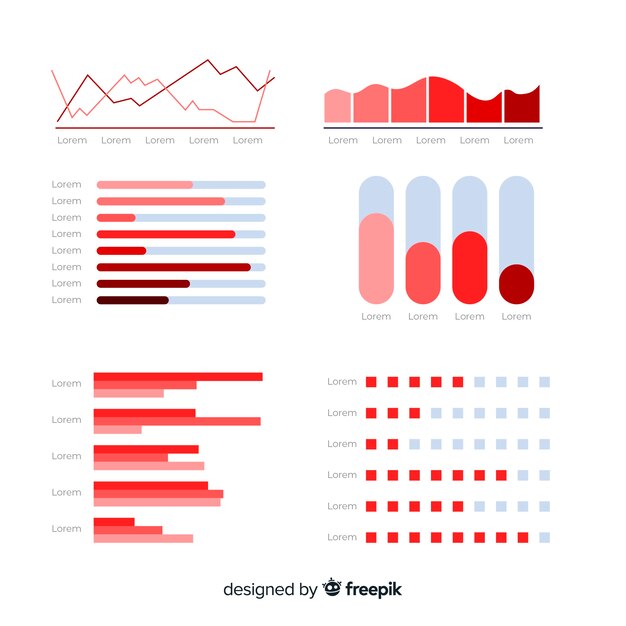 Set de elementos de infografía