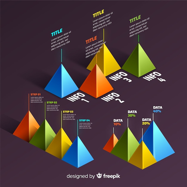 Set de elementos de infografía