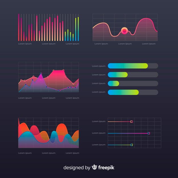 Set de elementos de infografías