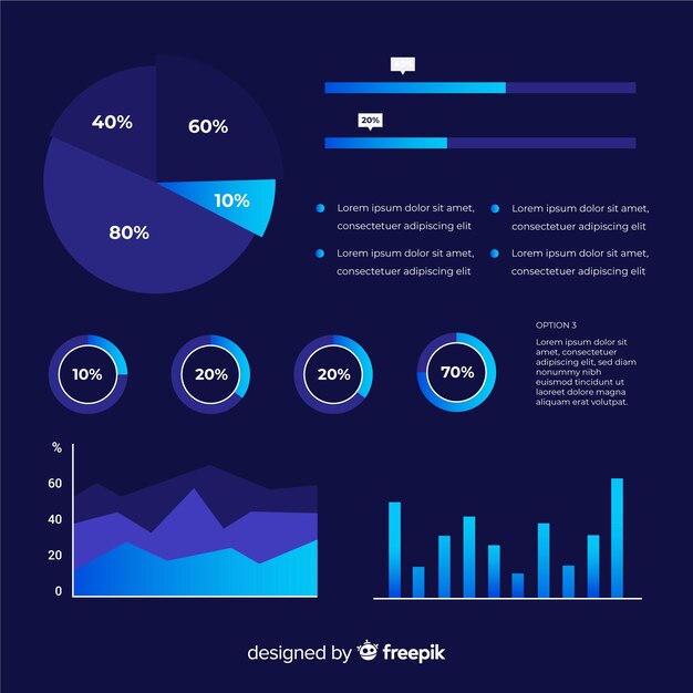 Set de elementos de infografías