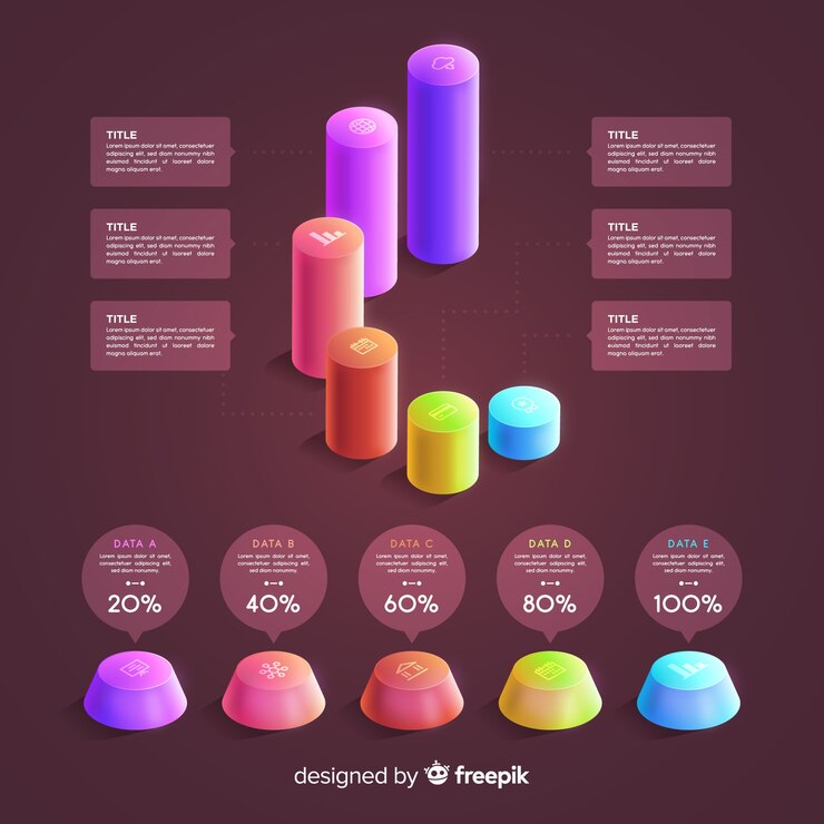 Vector gratuito set de elementos de infografías