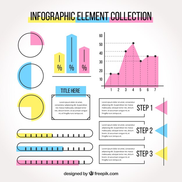Set de elementos infográficos