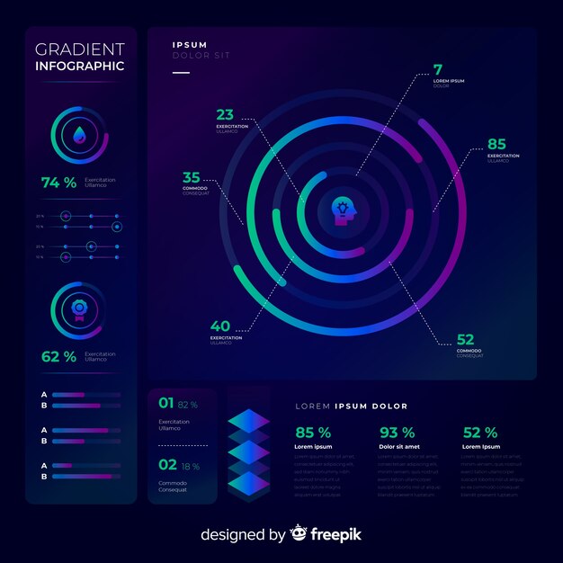 Set de elementos infográficos